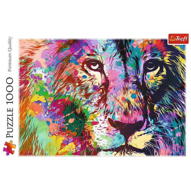 Jucarii, Copii si Bebe - Jucarii si jocuri - Jocuri si puzzle - Puzzle - Puzzle Trefl 1000 leul colorat - Infinity.ro