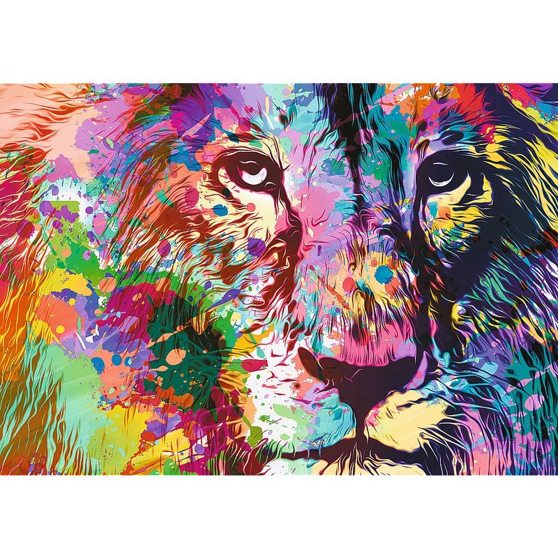 Jucarii, Copii si Bebe - Jucarii si jocuri - Jocuri si puzzle - Puzzle - Puzzle Trefl 1000 leul colorat - Infinity.ro