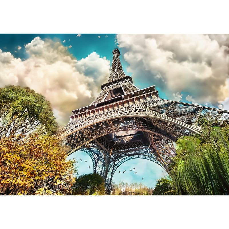 Jucarii, Copii si Bebe - Jucarii si jocuri - Jocuri si puzzle - Puzzle - Puzzle Trefl 1000 premium plus photo odyssey turnul eiffel paris - Infinity.ro