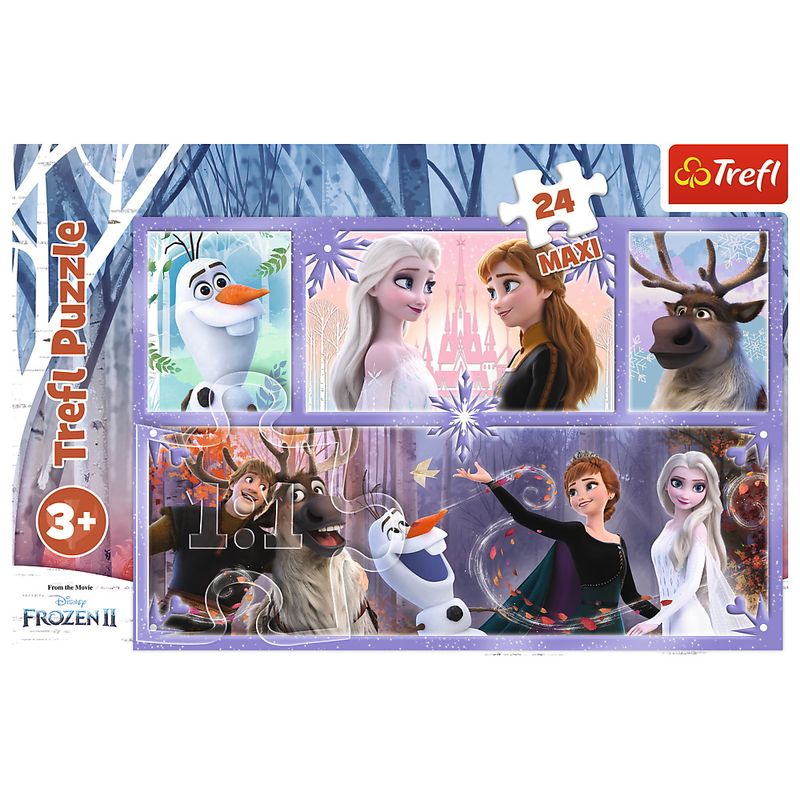Jucarii, Copii si Bebe - Jucarii si jocuri - Jocuri si puzzle - Puzzle - Puzzle Trefl 24 maxi frozen2 o lume magica - Infinity.ro