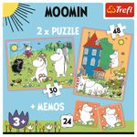 Jucarii, Copii si Bebe - Jucarii si jocuri - Jocuri si puzzle - Puzzle - Puzzle Trefl 2in1 memo moomin - Infinity.ro
