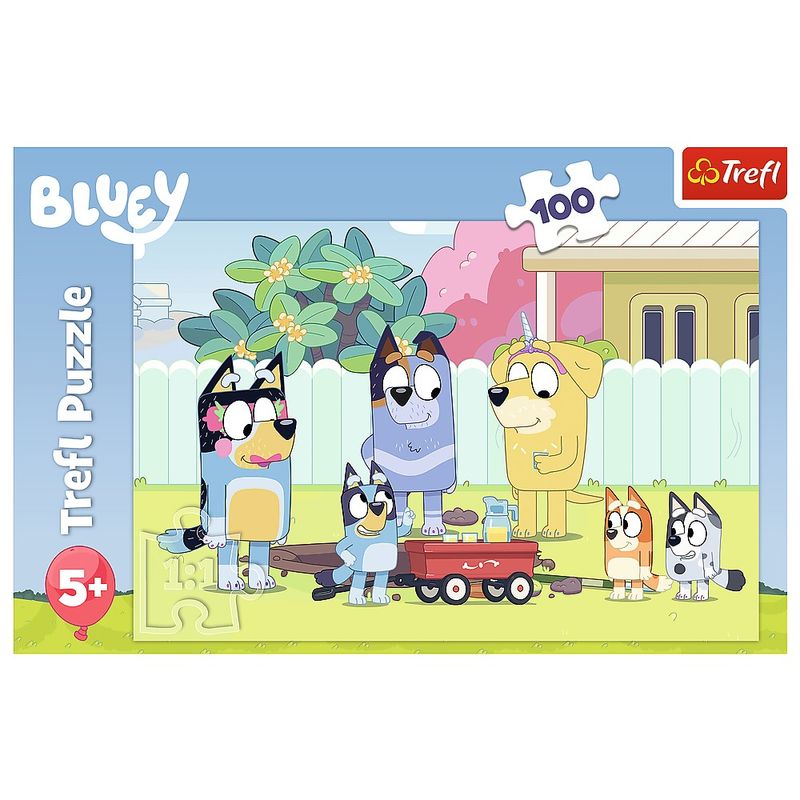 Jucarii, Copii si Bebe - Jucarii si jocuri - Jocuri si puzzle - Puzzle - Puzzle Trefl 100 bluey minunata lume a lui bluey - Infinity.ro