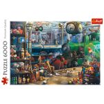 Jucarii, Copii si Bebe - Jucarii si jocuri - Jocuri si puzzle - Puzzle - Puzzle Trefl 6000 statia de tren - Infinity.ro
