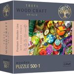 Jucarii, Copii si Bebe - Jucarii si jocuri - Jocuri si puzzle - Puzzle - Puzzle Trefl din lemn 500+1 piese cocktailurile colorate - Infinity.ro