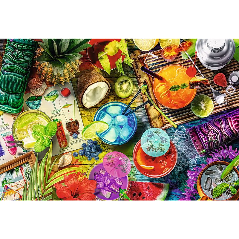 Jucarii, Copii si Bebe - Jucarii si jocuri - Jocuri si puzzle - Puzzle - Puzzle Trefl din lemn 500+1 piese cocktailurile colorate - Infinity.ro
