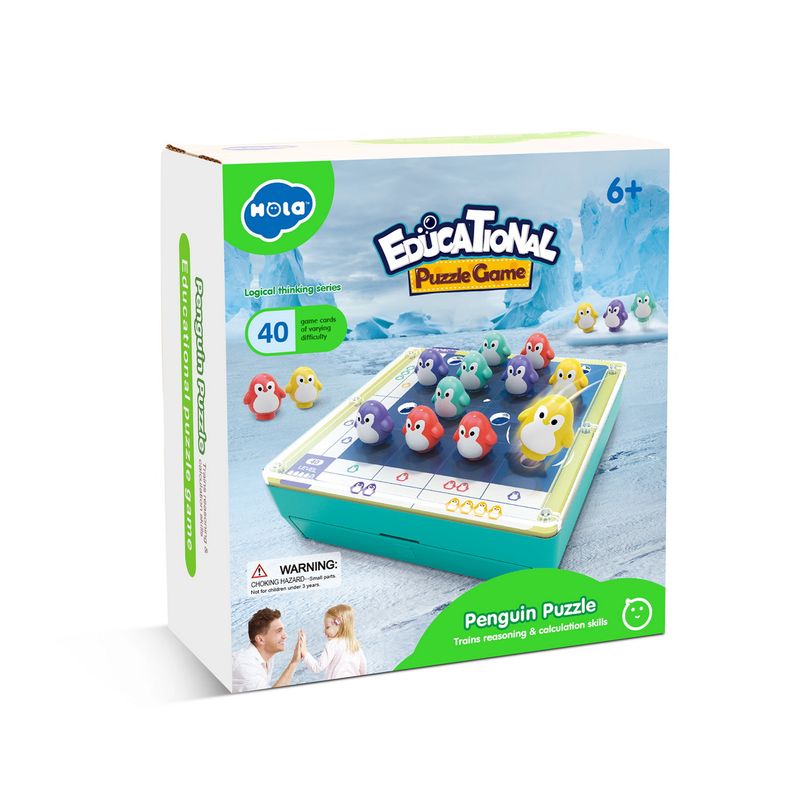 Jucarii, Copii si Bebe - Jucarii si jocuri - Jocuri si puzzle - Puzzle - Joc interactiv puzzle pinguini - Infinity.ro
