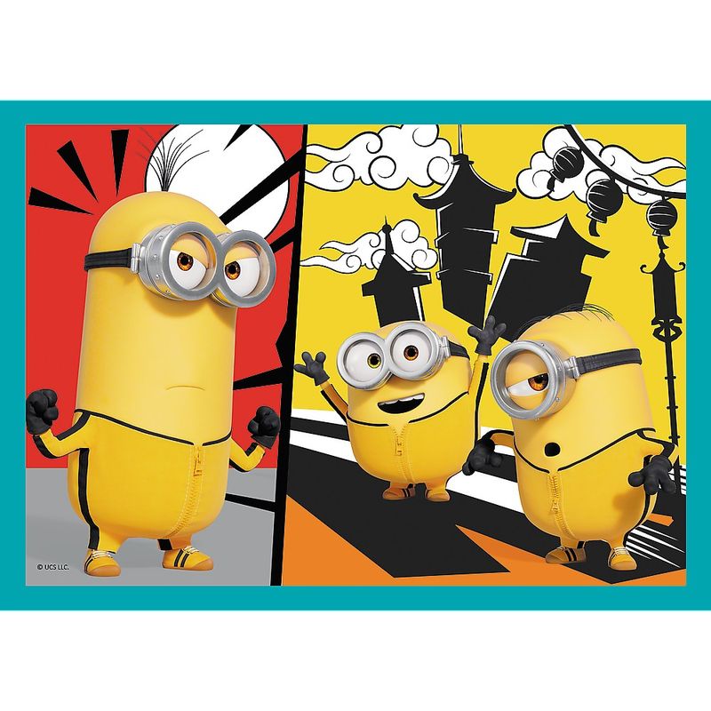 Jucarii, Copii si Bebe - Jucarii si jocuri - Jocuri si puzzle - Puzzle - Puzzle Trefl minions 4in1 lumea fericita a minionilor - Infinity.ro