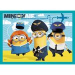 Jucarii, Copii si Bebe - Jucarii si jocuri - Jocuri si puzzle - Puzzle - Puzzle Trefl minions 4in1 lumea fericita a minionilor - Infinity.ro