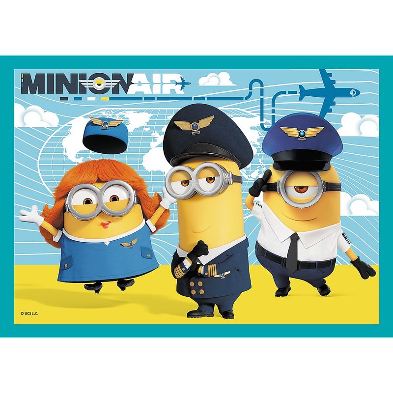 Jucarii, Copii si Bebe - Jucarii si jocuri - Jocuri si puzzle - Puzzle - Puzzle Trefl minions 4in1 lumea fericita a minionilor - Infinity.ro
