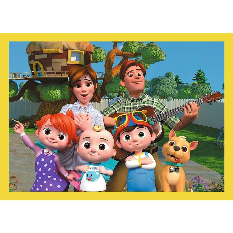 Jucarii, Copii si Bebe - Jucarii si jocuri - Jocuri si puzzle - Puzzle - Puzzle Trefl 4in1 cocomelon prezentarea familiei - Infinity.ro