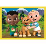 Jucarii, Copii si Bebe - Jucarii si jocuri - Jocuri si puzzle - Puzzle - Puzzle Trefl 4in1 cocomelon prezentarea familiei - Infinity.ro