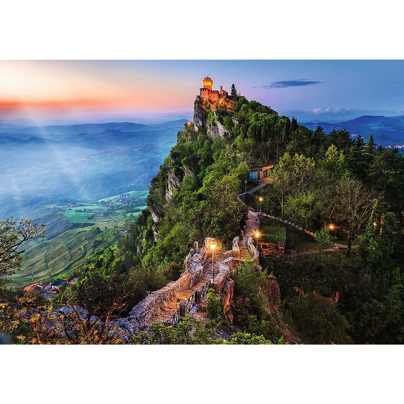 Jucarii, Copii si Bebe - Jucarii si jocuri - Jocuri si puzzle - Puzzle - Puzzle Trefl 1000 premium plus photo odyssey turnul cesta san marino - Infinity.ro