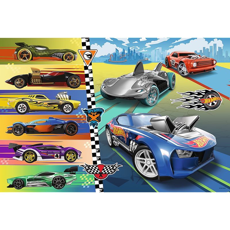 Jucarii, Copii si Bebe - Jucarii si jocuri - Jocuri si puzzle - Puzzle - Puzzle Trefl 24 maxi hot wheels masinile deosebite - Infinity.ro