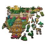 Jucarii, Copii si Bebe - Jucarii si jocuri - Jocuri si puzzle - Puzzle - Puzzle Trefl din lemn 1000 piese obiective turistice faimoase din franta - Infinity.ro