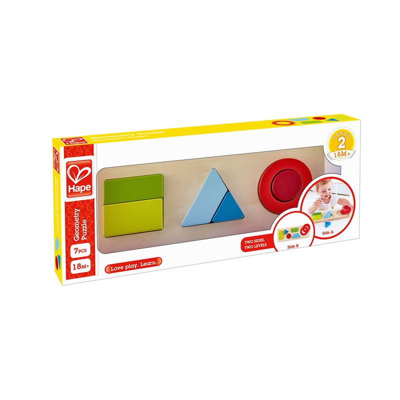 Jucarii, Copii si Bebe - Jucarii si jocuri - Jocuri si puzzle - Puzzle - Hape puzzle geometric - Infinity.ro