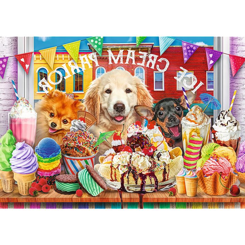 Jucarii, Copii si Bebe - Jucarii si jocuri - Jocuri si puzzle - Puzzle - Puzzle Trefl uft 1000 petrecerea catelusilor - Infinity.ro