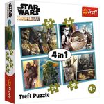 Jucarii, Copii si Bebe - Jucarii si jocuri - Jocuri si puzzle - Puzzle - Puzzle 4in1 mandalorian si lumea lui - Infinity.ro