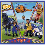 Jucarii, Copii si Bebe - Jucarii si jocuri - Jocuri si puzzle - Puzzle - Puzzle Trefl 3in1 pompierul sam o zi din viata pompierilor - Infinity.ro
