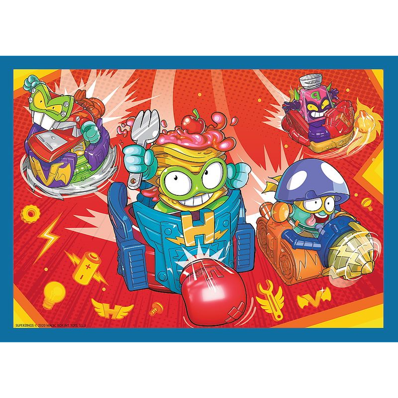 Jucarii, Copii si Bebe - Jucarii si jocuri - Jocuri si puzzle - Puzzle - Puzzle Trefl 4in1 super things super actiunea - Infinity.ro
