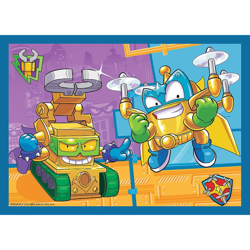 Jucarii, Copii si Bebe - Jucarii si jocuri - Jocuri si puzzle - Puzzle - Puzzle Trefl 4in1 super things super actiunea - Infinity.ro