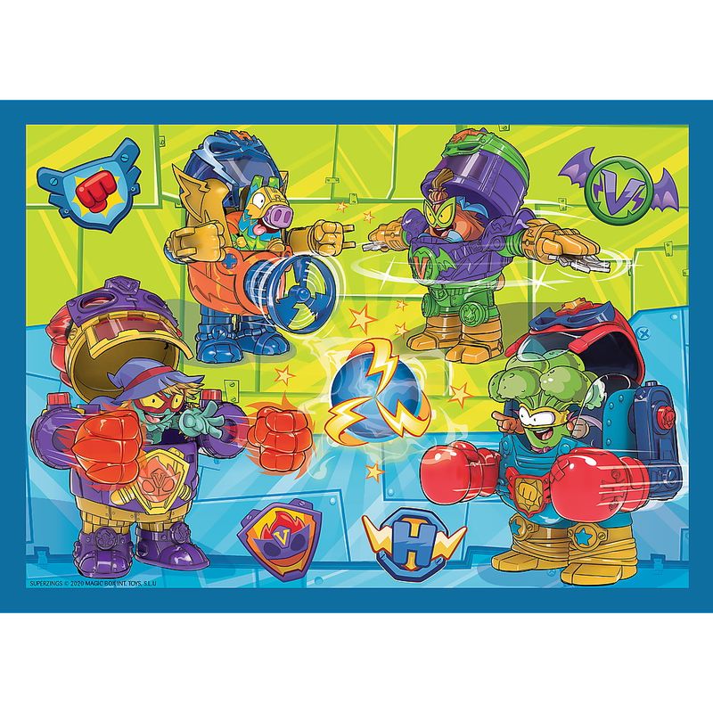 Jucarii, Copii si Bebe - Jucarii si jocuri - Jocuri si puzzle - Puzzle - Puzzle Trefl 4in1 super things super actiunea - Infinity.ro
