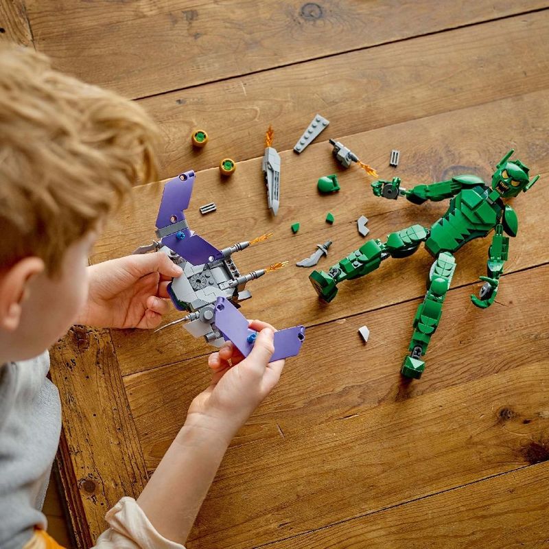 Jucarii, Copii si Bebe - Jucarii si jocuri - Seturi de constructie si cuburi - Seturi de constructie - Lego marvel super heroes figurina de constructie green goblin 76284 - Infinity.ro
