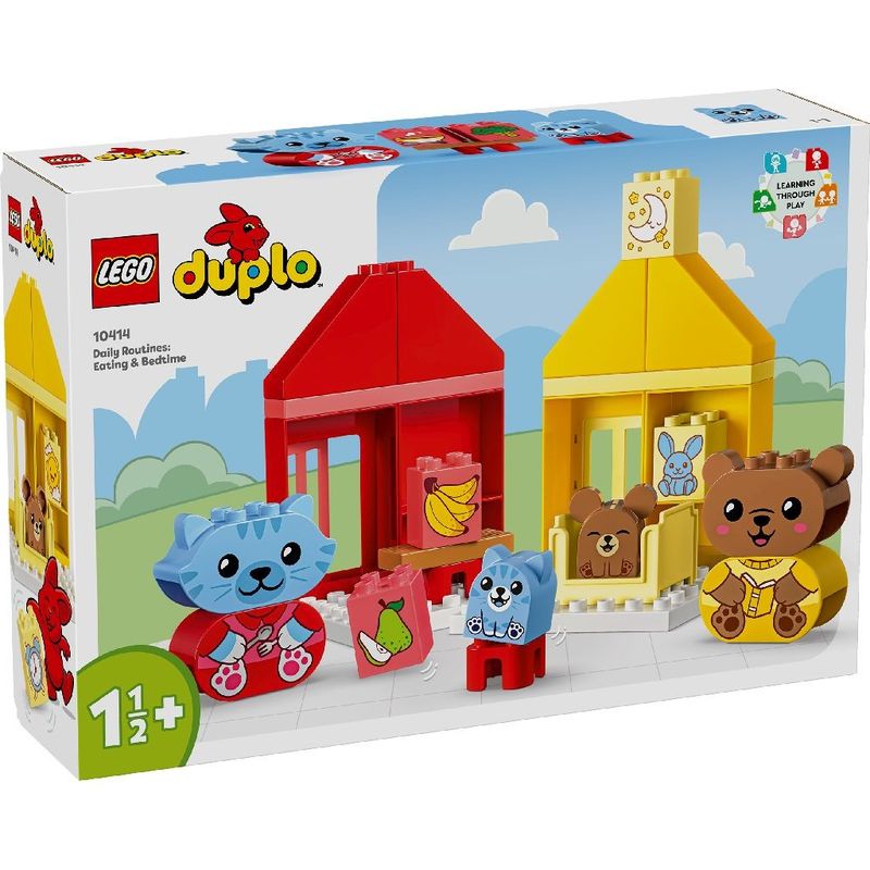 Jucarii, Copii si Bebe - Jucarii si jocuri - Seturi de constructie si cuburi - Seturi de constructie - Lego duplo rutine zilnice mesele si somnul 10414 - Infinity.ro