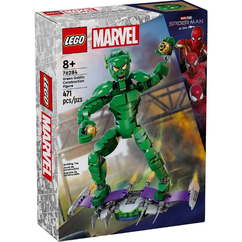 Jucarii, Copii si Bebe - Jucarii si jocuri - Seturi de constructie si cuburi - Seturi de constructie - Lego marvel super heroes figurina de constructie green goblin 76284 - Infinity.ro