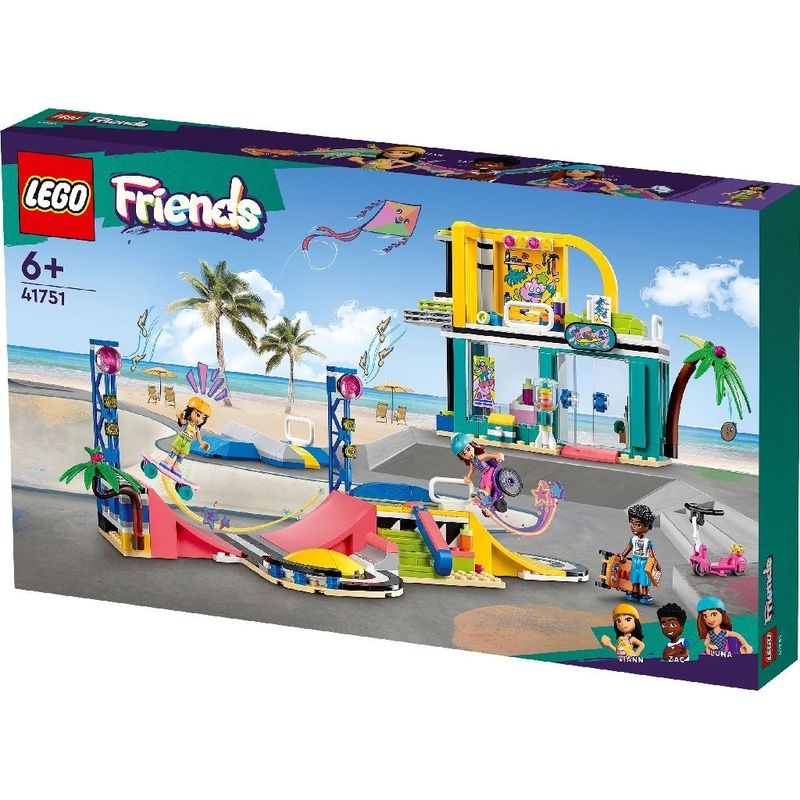 Jucarii, Copii si Bebe - Jucarii si jocuri - Seturi de constructie si cuburi - Seturi de constructie - Lego friends parc de skateboarding 41751 - Infinity.ro