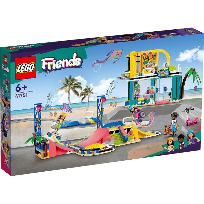 Jucarii, Copii si Bebe - Jucarii si jocuri - Seturi de constructie si cuburi - Seturi de constructie - Lego friends parc de skateboarding 41751 - Infinity.ro
