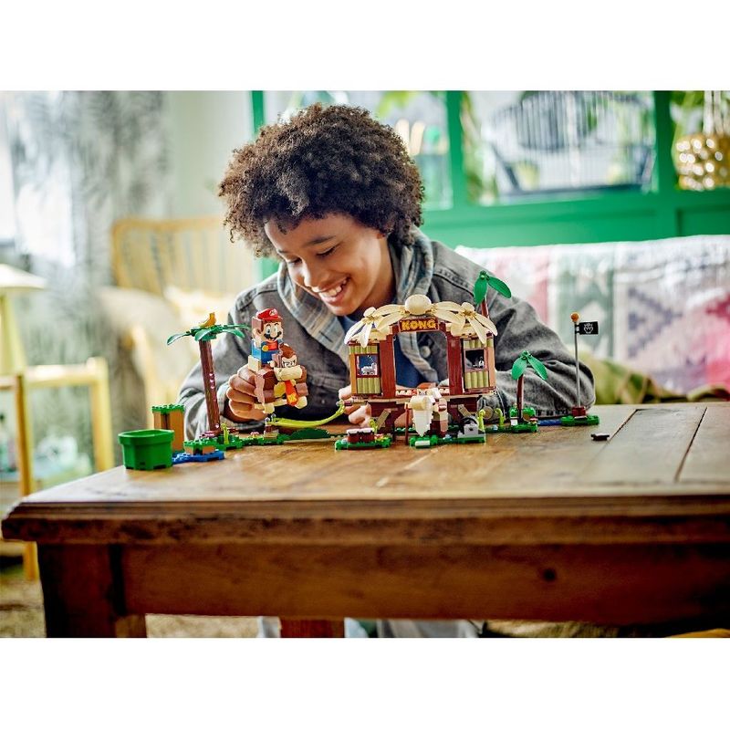 Jucarii, Copii si Bebe - Jucarii si jocuri - Seturi de constructie si cuburi - Seturi de constructie - Lego super mario set de extindere casa din copac a lui donkey kong 71424 - Infinity.ro