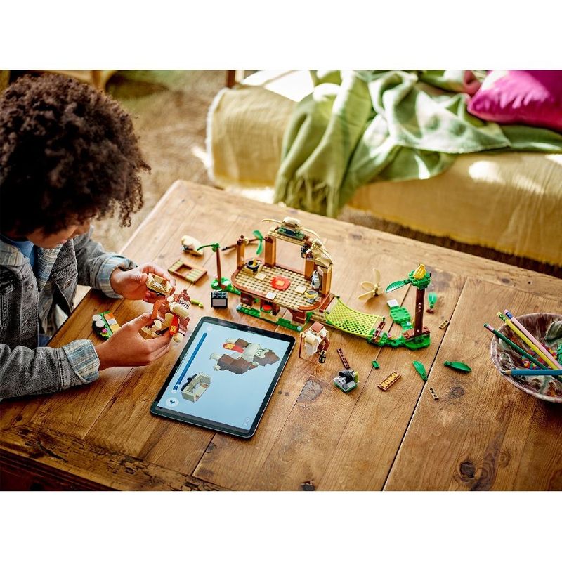Jucarii, Copii si Bebe - Jucarii si jocuri - Seturi de constructie si cuburi - Seturi de constructie - Lego super mario set de extindere casa din copac a lui donkey kong 71424 - Infinity.ro