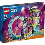 Jucarii, Copii si Bebe - Jucarii si jocuri - Seturi de constructie si cuburi - Seturi de constructie - Lego city provocarea suprema de cascadorii pe motocicleta 60361 - Infinity.ro
