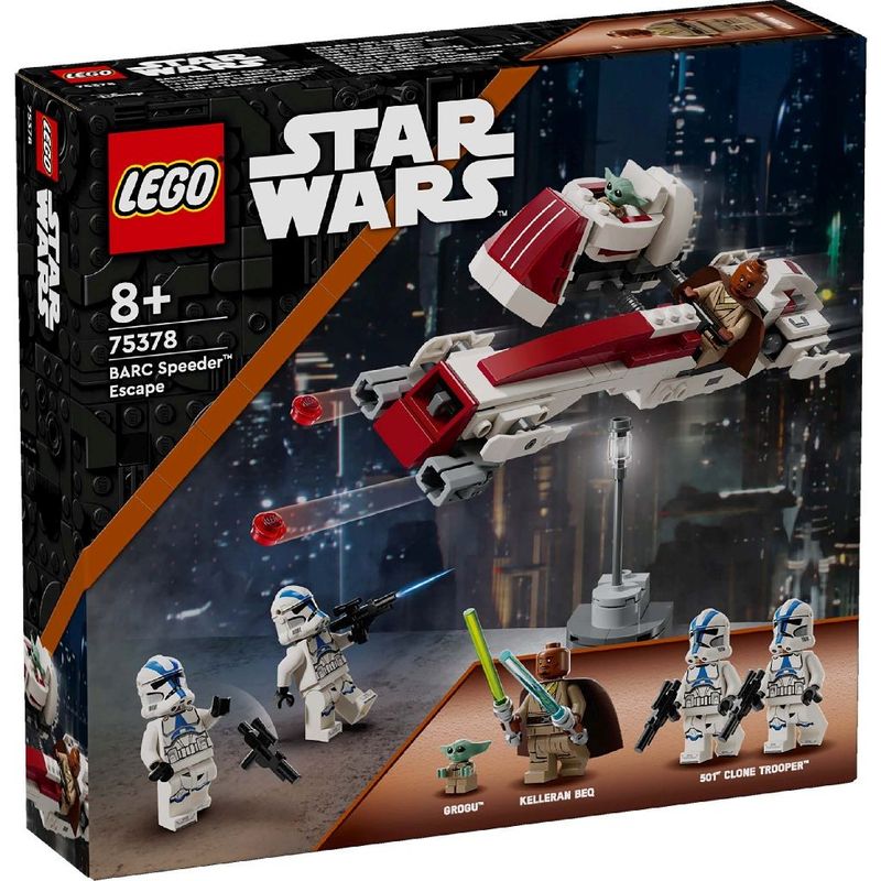 Jucarii, Copii si Bebe - Jucarii si jocuri - Seturi de constructie si cuburi - Seturi de constructie - Lego Star Wars evadare pe motocicleta de viteza barc 75378 - Infinity.ro