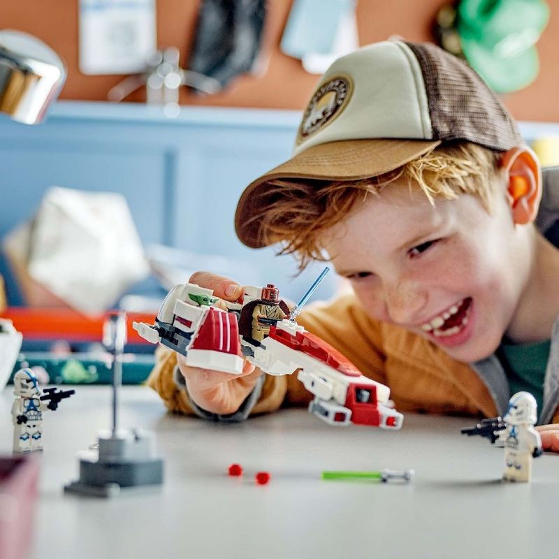 Jucarii, Copii si Bebe - Jucarii si jocuri - Seturi de constructie si cuburi - Seturi de constructie - Lego Star Wars evadare pe motocicleta de viteza barc 75378 - Infinity.ro