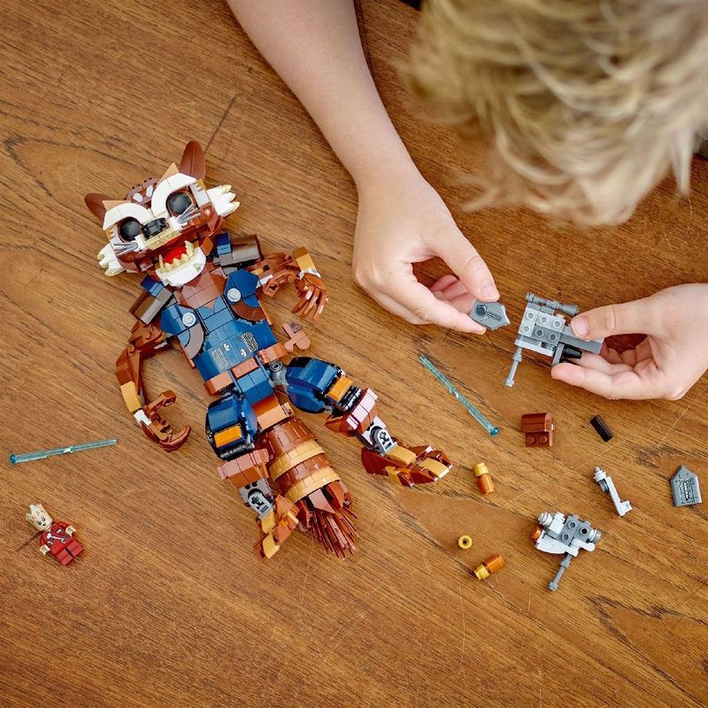 Jucarii, Copii si Bebe - Jucarii si jocuri - Seturi de constructie si cuburi - Seturi de constructie - Lego marvel super heroes rocket si bebelusul groot 76282 - Infinity.ro