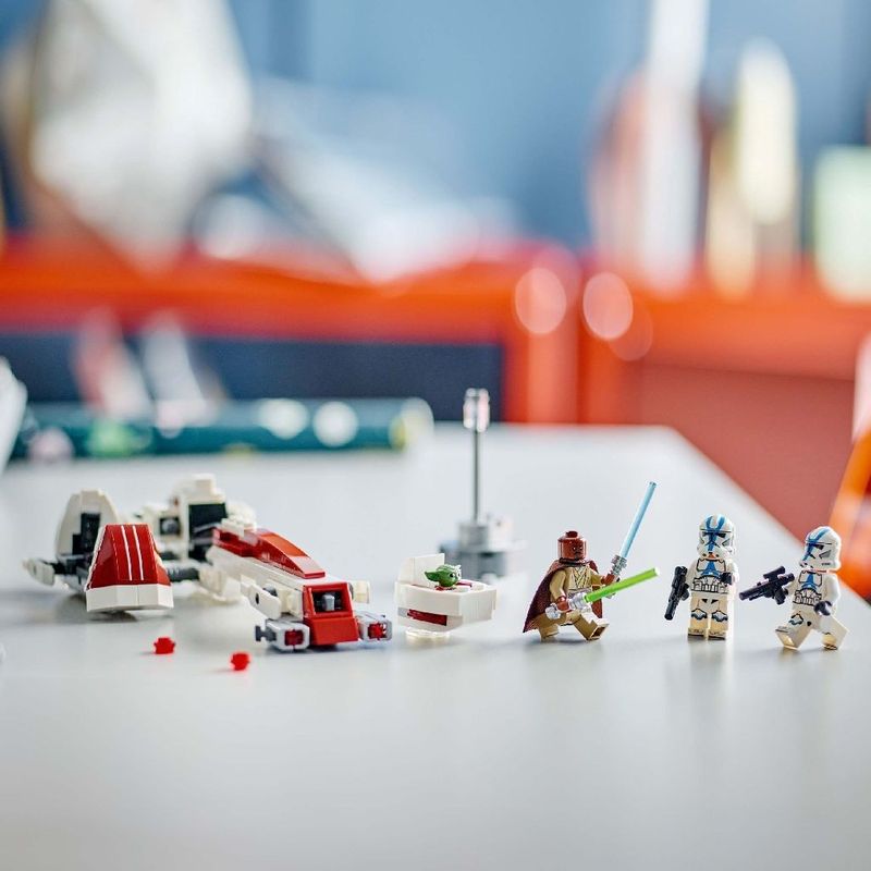 Jucarii, Copii si Bebe - Jucarii si jocuri - Seturi de constructie si cuburi - Seturi de constructie - Lego Star Wars evadare pe motocicleta de viteza barc 75378 - Infinity.ro