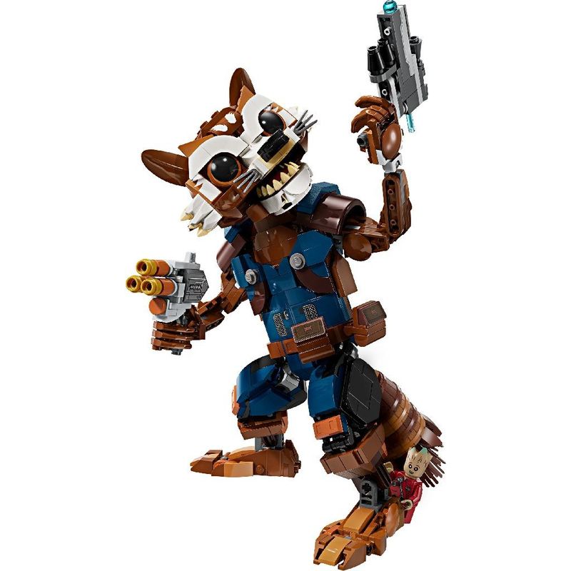 Jucarii, Copii si Bebe - Jucarii si jocuri - Seturi de constructie si cuburi - Seturi de constructie - Lego marvel super heroes rocket si bebelusul groot 76282 - Infinity.ro