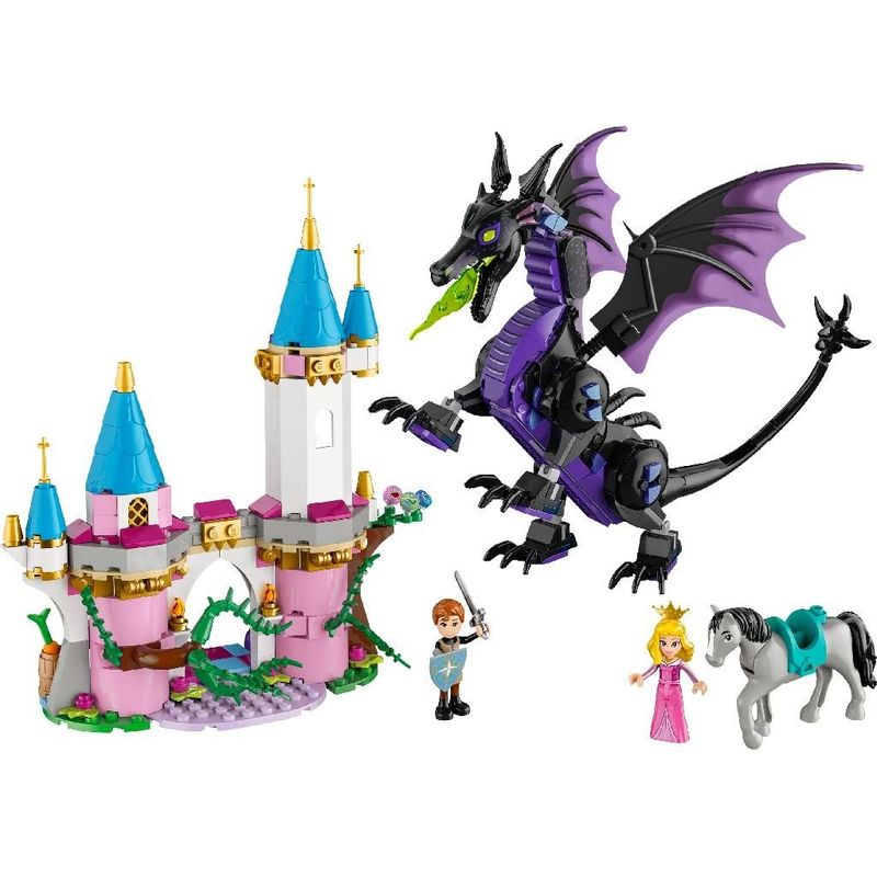Jucarii, Copii si Bebe - Jucarii si jocuri - Seturi de constructie si cuburi - Seturi de constructie - Lego Disney princess maleficent sub forma de dragon 43240 - Infinity.ro