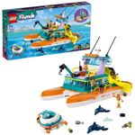 Jucarii, Copii si Bebe - Jucarii si jocuri - Seturi de constructie si cuburi - Seturi de constructie - Lego friends barca de salvare pe mare 41734 - Infinity.ro