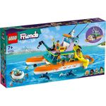 Jucarii, Copii si Bebe - Jucarii si jocuri - Seturi de constructie si cuburi - Seturi de constructie - Lego friends barca de salvare pe mare 41734 - Infinity.ro