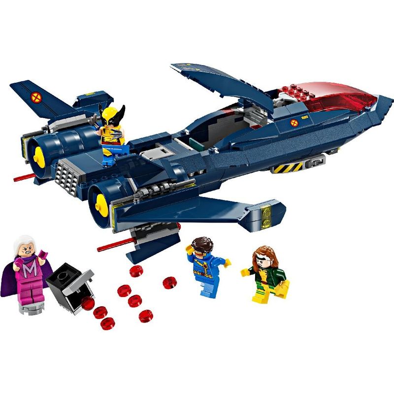Jucarii, Copii si Bebe - Jucarii si jocuri - Seturi de constructie si cuburi - Seturi de constructie - Lego marvel super heroes avionul x jet al x men 76281 - Infinity.ro