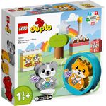 Jucarii, Copii si Bebe - Jucarii si jocuri - Seturi de constructie si cuburi - Seturi de constructie - Lego duplo primul meu catelus si primul meu pisoi cu sunete 10977 - Infinity.ro