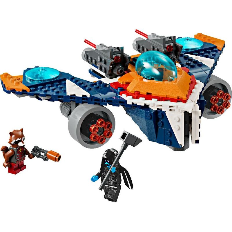 Jucarii, Copii si Bebe - Jucarii si jocuri - Seturi de constructie si cuburi - Seturi de constructie - Lego super heroes avionul de lupta al lui rocket vs ronan 76278 - Infinity.ro