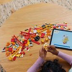 Jucarii, Copii si Bebe - Jucarii si jocuri - Seturi de constructie si cuburi - Seturi de constructie - Lego super mario set de extindere plimbare pe valul de lava 71416 - Infinity.ro