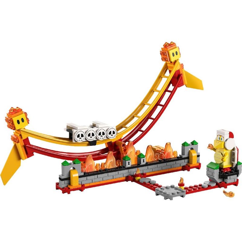Jucarii, Copii si Bebe - Jucarii si jocuri - Seturi de constructie si cuburi - Seturi de constructie - Lego super mario set de extindere plimbare pe valul de lava 71416 - Infinity.ro