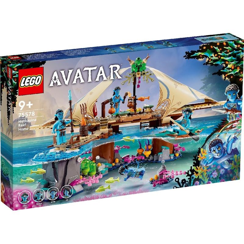 Jucarii, Copii si Bebe - Jucarii si jocuri - Seturi de constructie si cuburi - Seturi de constructie - Lego avatar casa metkayina in recif 75578 - Infinity.ro