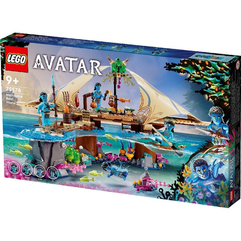 Jucarii, Copii si Bebe - Jucarii si jocuri - Seturi de constructie si cuburi - Seturi de constructie - Lego avatar casa metkayina in recif 75578 - Infinity.ro