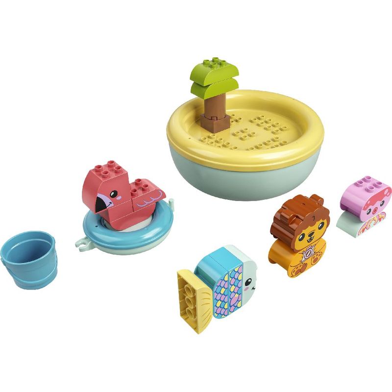 Jucarii, Copii si Bebe - Jucarii si jocuri - Seturi de constructie si cuburi - Seturi de constructie - Lego duplo distractie la baie insula animalelor plutitoare 10966 - Infinity.ro