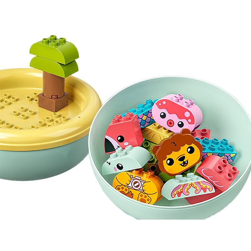 Jucarii, Copii si Bebe - Jucarii si jocuri - Seturi de constructie si cuburi - Seturi de constructie - Lego duplo distractie la baie insula animalelor plutitoare 10966 - Infinity.ro